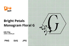 Bright Petals Monogram Floral Product Image 1