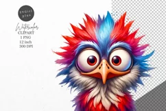 Funny clipart, Bird clipart, Funny bird, Bird sublimation Product Image 1
