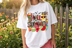 Hello Summer PNG sublimation |Beach &amp; Summer PNG T-Shirt Product Image 7
