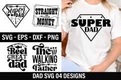 Dad Quotes SVG Design -The walking father Product Image 1