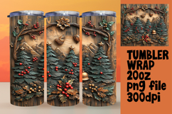 Unique Artwork for 20oz Tumbler , Christmas Product Image 1