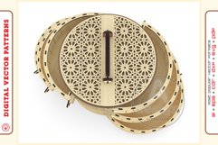 Box Organizer v30 - laser cut file - Glowforge ready SVG Product Image 7
