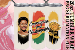 ENCHANTED MEMORIES 20oz TUMBLER WRAP, Juneteenth Product Image 1
