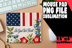 Sweet Desk Mat Sublimation Style, Patriotic Product Image 1