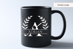 Golf Split Monogram SVG Bundle 26 Letters Product Image 7