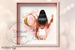 Mr And Mrs Bride Tumbler PNG Wedding Wrap Sublimation Design Product Image 7