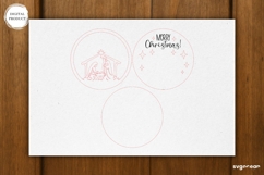 Nativity Scene Door Signs SVG Bundle | Door Hanger | SVG Product Image 7