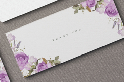 beautiful wedding card invitation set with peonies flower Product Image 7