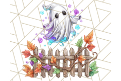 Spooky Gnome Village Clipart PNG Halloween Png Product Image 3