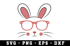 Bunny Ear &amp; Face SVG | SVG Cut files | Cricut Product Image 1