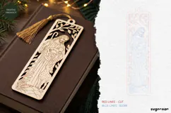 Wooden Jesus Bookmark Laser Cut | Glowforge | SVG Product Image 2