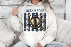 Ocean Soul PNG, Nautical Summer Sublimation Product Image 7