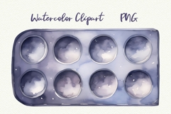 Cupcake Dough Baking Tray PNG Sublimation Baking Clipart Product Image 1