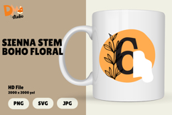 Sienna Stem Boho Floral Monogram Product Image 1