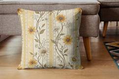 Sunflower Soft Toile Digital Paper Pack, Vintage Floral Product Image 7