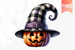 Halloween Pumpkin Sublimation - Clipart PNG Bundle Product Image 8