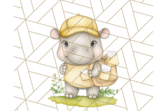 Safari Baby Animal Clipart PNG, Jungle Outfits Baby Animals Product Image 3