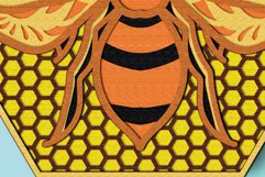 Bee 3D Multilayer SVG/ Bee 3D mandala Product Image 10