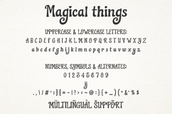 Magical Things Font Playful Whimsical Kids Display Font Product Image 5