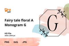 Fairy Tale Floral Monogram Product Image 1