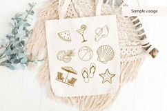 Summer SVG Bundle, Beach &amp; Tropical Clipart Product Image 5