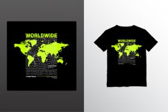 Worldwide writing design, suitable for screen printing Product Image 1