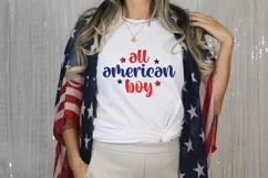 All American Boy SVG, 4th Of July SVG Design Product Image 1