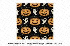 Halloween Pumpkin Pattern Png | Sublimation | Digital Paper Product Image 1