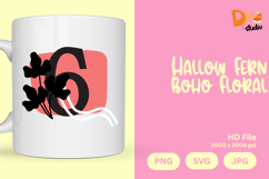 Hallow Fern Boho Floral Monogram Product Image 1