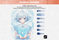 100 Anime Soft Style Brushes Procreate Product Image 7
