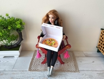 Miniature pizza box digital PDF file download dollhouse Product Image 7