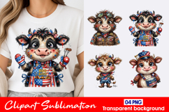 USA Calf Clipart PNG Product Image 1