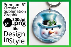 Versatile Round Sublimation for Christmas Ornaments Product Image 1