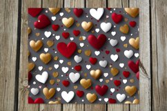 3d valentine Hearts | 8 Skinny tumbler sublimation designs Product Image 7