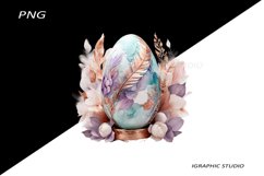 Easter Clipart, Easter Egg Clipart, Easter Bunny Png Product Image 1