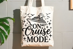 On Cruise Mood Svg, Cruise Ship Svg, Family Cruise Svg. Product Image 8