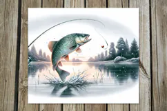 Fish on | 4 fishing skinny tumbler Sublimation designs PL2 Product Image 3