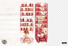 Reading Books Brushstrokes PNG - Reading Clipart Product Image 1