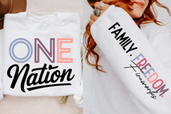 4th of July Sleeve SVG Bundle, Patriotic Quotes SVG Design Product Image 7