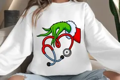 Christmas nurse png design for T-shirts Product Image 4