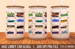 Motivational 16oz Can Glass Wrap, Libbey Glass Can Product Image 1