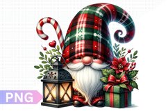 Christmas Gnome Sublimation, Clipart PNG Design Product Image 1