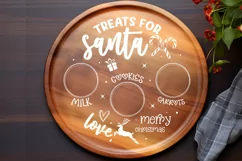 Treats for santa milk carrots cookies merry christmas love Product Image 3