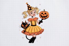 Vintage Witch Halloween Sublimation PNG Product Image 1