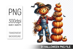 Autumn Clipart, Halloween Sublimation Clipart PNG Product Image 1