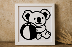 Cute Summer Koala SVG Product Image 1