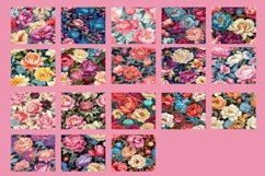 Boho Peony Seamless Patterns - 300DPI Product Image 7