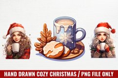 Cozy Christmas Sublimation, Christmas Clipart Product Image 1