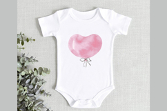 Birthday Watercolor Clipart Balloons PNG Product Image 7