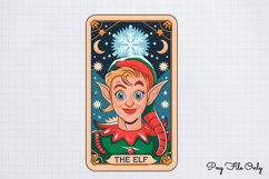 Christmas Tarot Card Clipart PNG Product Image 1